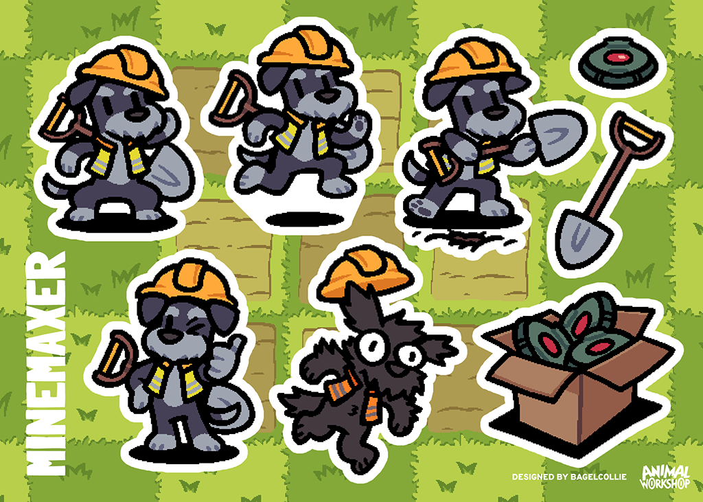 MINEMAXER Sticker Sheet